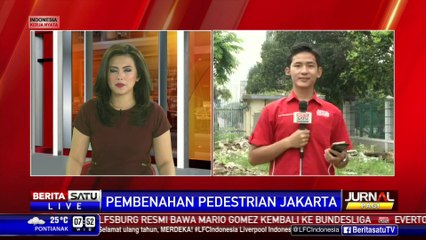 Pedestrian di Senayan Dibenahi Jelang Asian Games