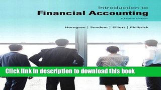 [Popular] Introduction to Financial Accounting Kindle Free