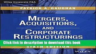 [Popular] Mergers, Acquisitions, and Corporate Restructurings Paperback Online
