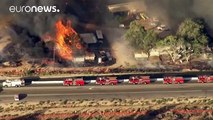 Waldbrand in Kalifornien verteibt 82.000 Menschen und zerstört histroischen Diner