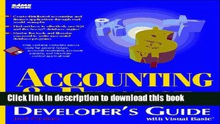 [Popular] Accounting   Finance: Developer s Guide With Visual Basic 3/Book and Disk Kindle Free