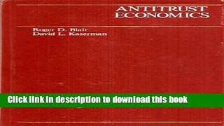 [Popular] Antitrust Economics Kindle Online