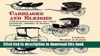 [PDF] Carriages and Sleighs: 228 Illustrations from the 1862 Lawrence, Bradley   Pardee Catalog