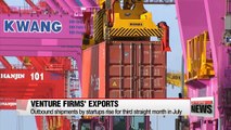 Exports by Korea's venture firms rise for third straight month