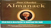 [Download] Poor Charlie s Almanack: The Wit and Wisdom of Charles T. Munger (Abridged) Paperback