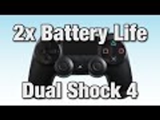 How To Double Your PS4 Controller Battery Life!