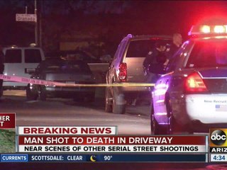 Man shot, killed in Phoenix driveway