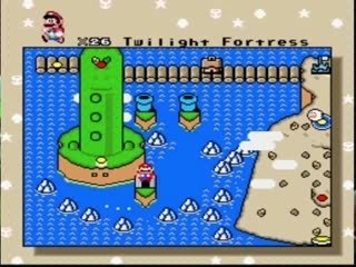 Super Challenge World - Twilight Fortress; Regular Exit