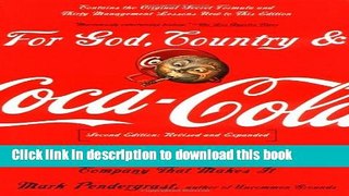 [Popular] For God, Country, and Coca-Cola Paperback Free