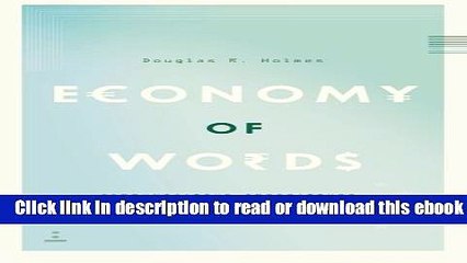 Economy of Words: Communicative Imperatives in Central Banks For Free