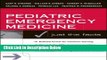 Books Pediatric Emergency Medicine (Just the Facts) Full Online