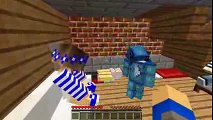 Minecraft THE WALKING DEAD - SCUBA STEVE ATTACKED BY ZOMBIES!!!