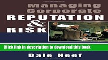 [Popular] Managing Corporate Reputation and Risk Kindle Free