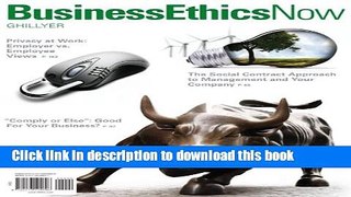 [Popular] Business Ethics Now Paperback Online