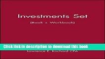[Download] Investments Set (Book   Workbook) (CFA Institute Investment Series) Hardcover Collection