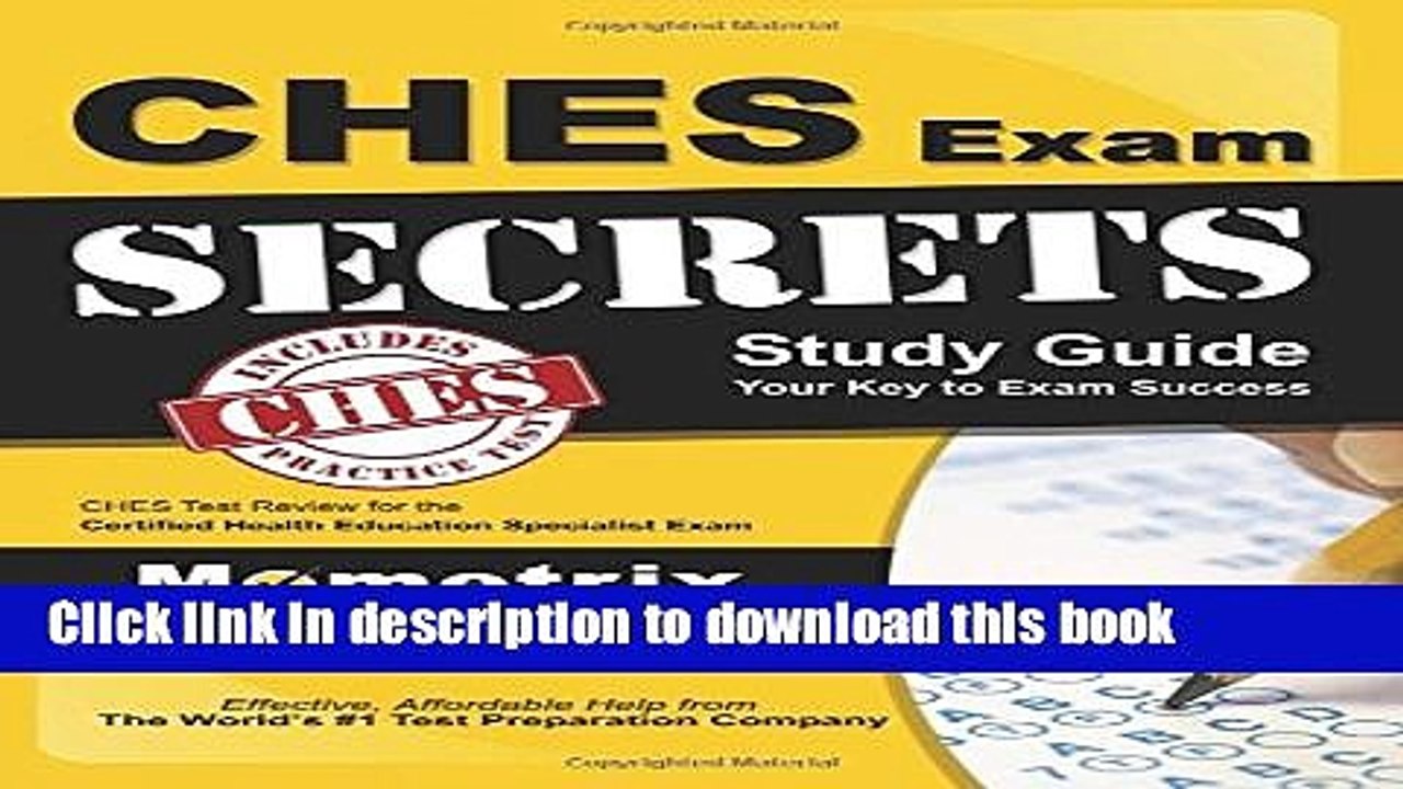 [Download] CHES Exam Secrets Study Guide: CHES Test Review for the Certified Health Education