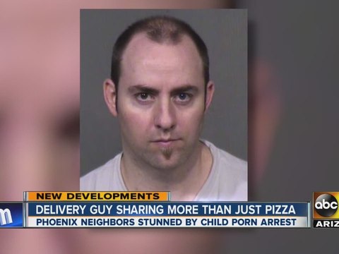 PHX pizza delivery man accused of child porn