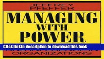 [Download] Managing With Power: Politics and Influence in Organizations Kindle Online