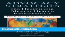 Ebook Advocacy Strategies for Health and Mental Health Professionals: From Patients to Policies