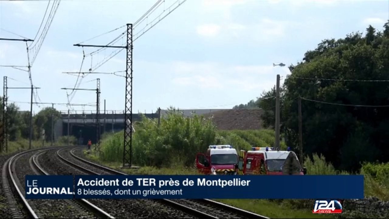 Accident de TER près de Montpellier : 8 blessés, 1 grièvement