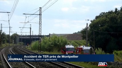 Accident de TER près de Montpellier : 8 blessés, 1 grièvement