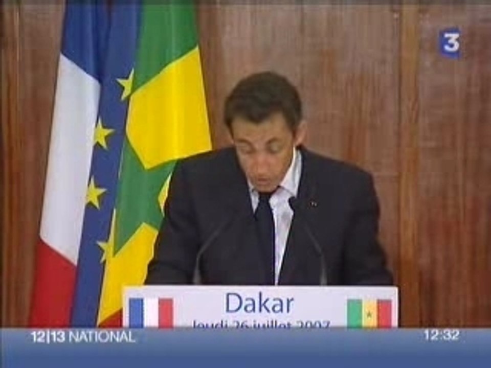 Sarkozy a Dakar 2