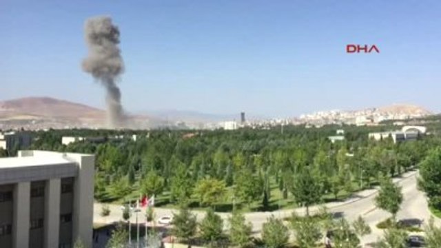 Elazığ'da Emniyet Müdürlüğü Yakınında Patlama