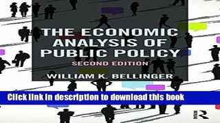 [Popular] The Economic Analysis of Public Policy Kindle Online