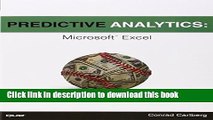 [Popular] Predictive Analytics: Microsoft Excel Kindle Collection