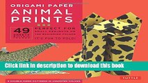 [Download] Origami Paper - Animal Prints - 8 1/4