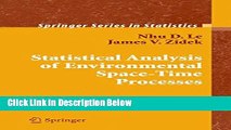 Books Statistical Analysis of Environmental Space-Time Processes (Springer Series in Statistics)