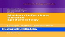 Books Modern Infectious Disease Epidemiology: Concepts, Methods, Mathematical Models, and Public