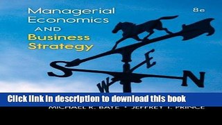 [Popular] Managerial Economics   Business Strategy with Connect Kindle Online