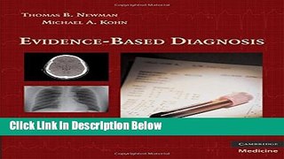 Ebook Evidence-Based Diagnosis (Practical Guides to Biostatistics and Epidemiology) Free Online