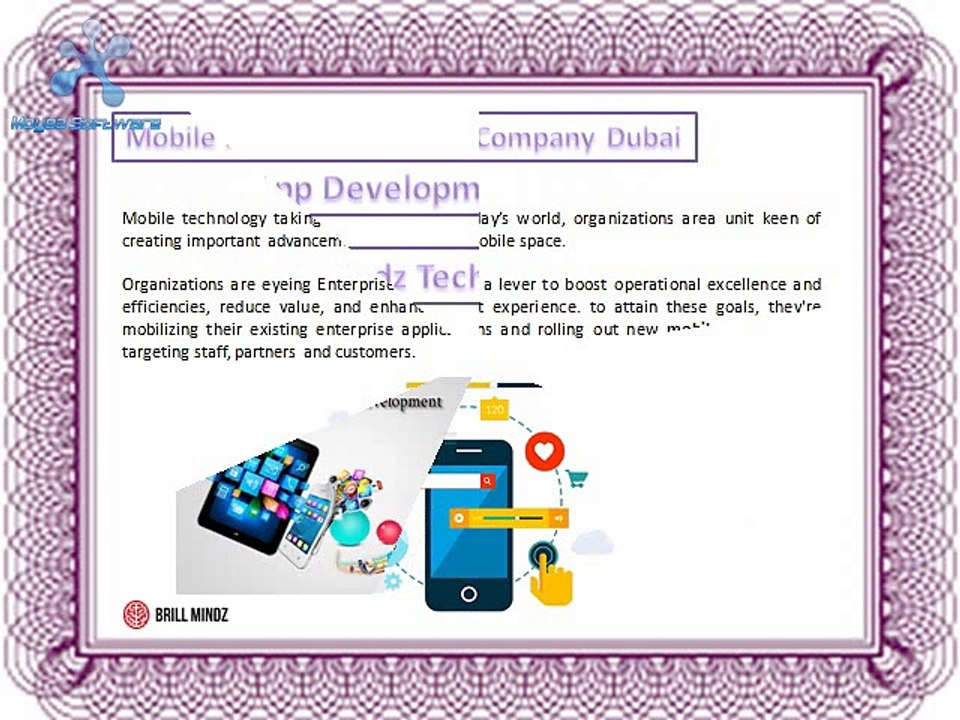 New Mobile App Development Company In Dubai