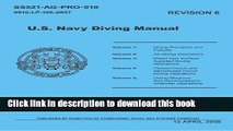 [Download] United States Navy Diving Manual, Revision 6 Paperback Online