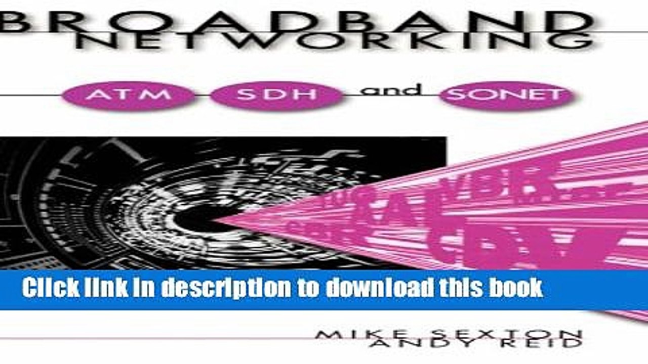 [Download] Broadband Networking - Atm, Sdh, and Sonet Hardcover Online