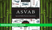 FAVORIT BOOK ASVAB 2016 Special Skills Practice Test Book: 100 Electronics   Special Skills