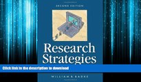 READ ONLINE Research Strategies: Finding Your Way Through the Information Fog READ PDF BOOKS ONLINE