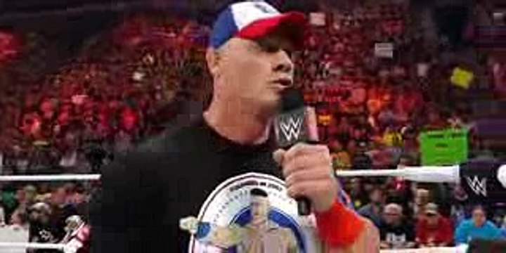 Wwe Raw 27 6 2016 Aj Styles & Luke Gallows & Karl Anderson attack John Cena