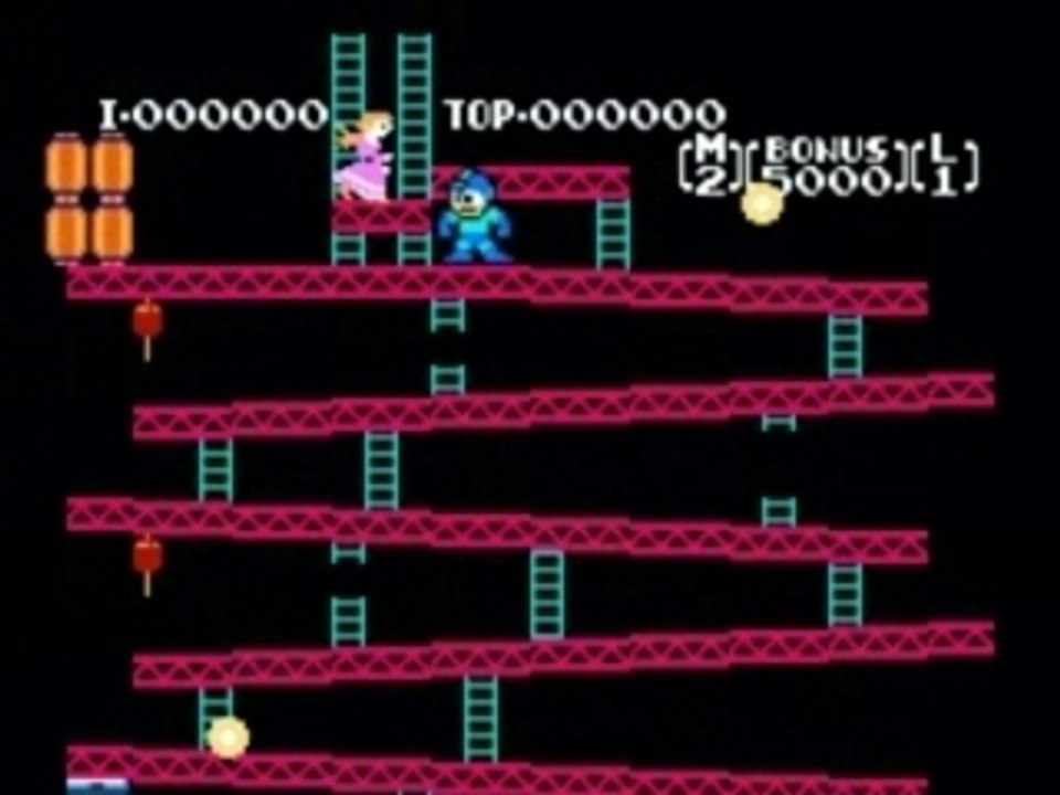 Megaman vs donkey kong