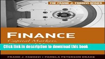 [Popular] Finance: Capital Markets, Financial Management, and Investment Management (Frank J.