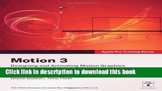 [Download] Apple Pro Training Series: Motion 3 Hardcover Online