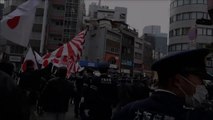 nouvelles Les manifestants anti-immigration du Japon de mars