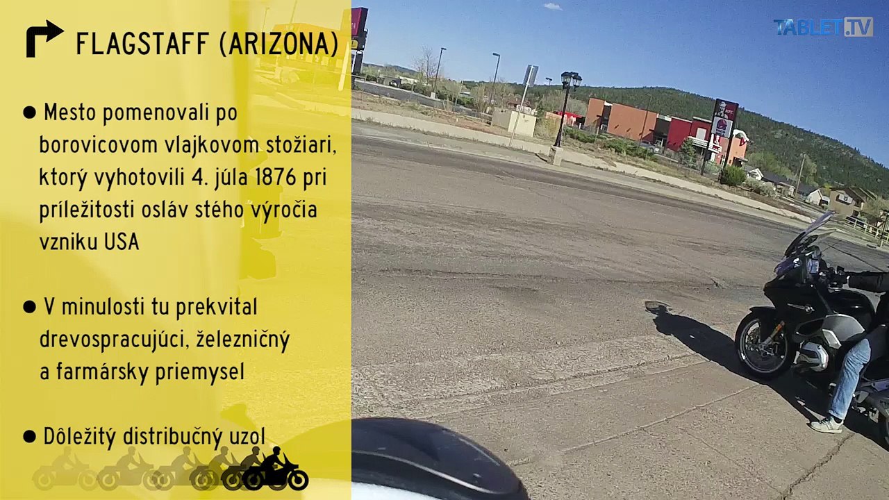 UNIKÁTNY VIDEOPROJEKT: Na motorke po divokom západe - Flagstaff – Grand Canyon – Monument Valley