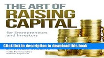 [Popular] The Art of Raising Capital: for Entrepreneurs and Investors Paperback Online