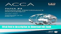 [Popular] ACCA - P5 Advanced Performance Management: Study Text Hardcover Online
