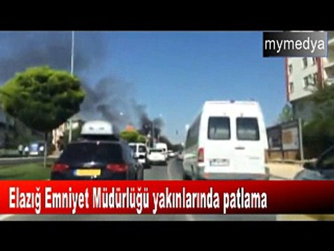 Elazığ Emniyet Müdürlüğü yakınlarında patlama