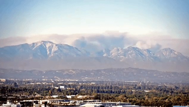 Smoke Plumes From Blue Cut Fire Visible 80 Miles Away