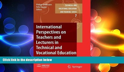 Free [PDF] Downlaod  International Perspectives on Teachers and Lecturers in Technical and